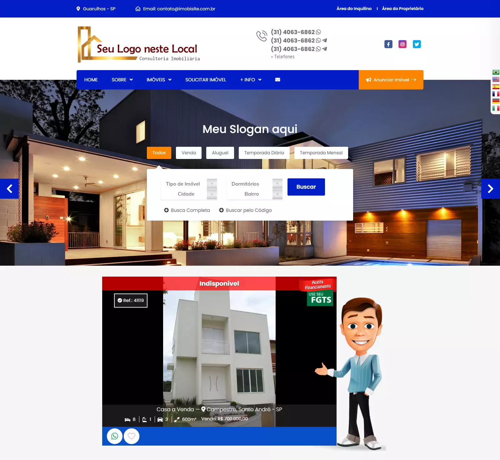 site para corretor de imoveis site para corretor de imoveis