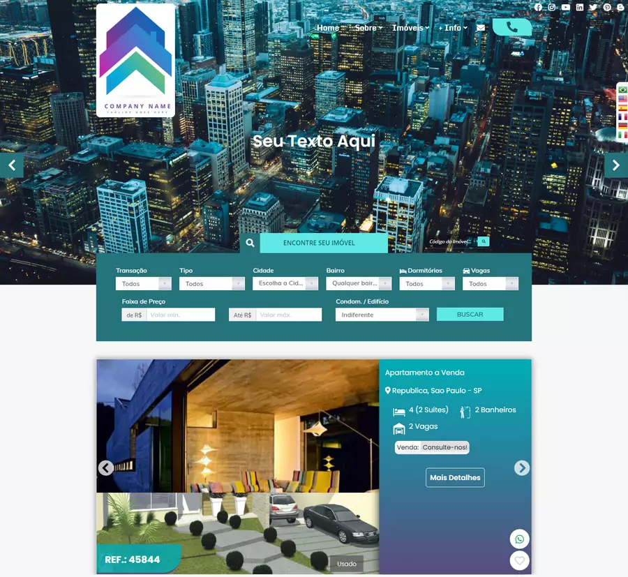 site para imobiliaria site para imobiliaria